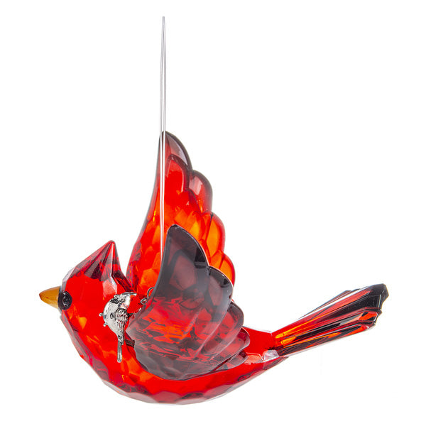 Radiant Cardinal Ornament w/ Charm