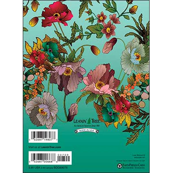 "Happy Birthday" Card with flamingo