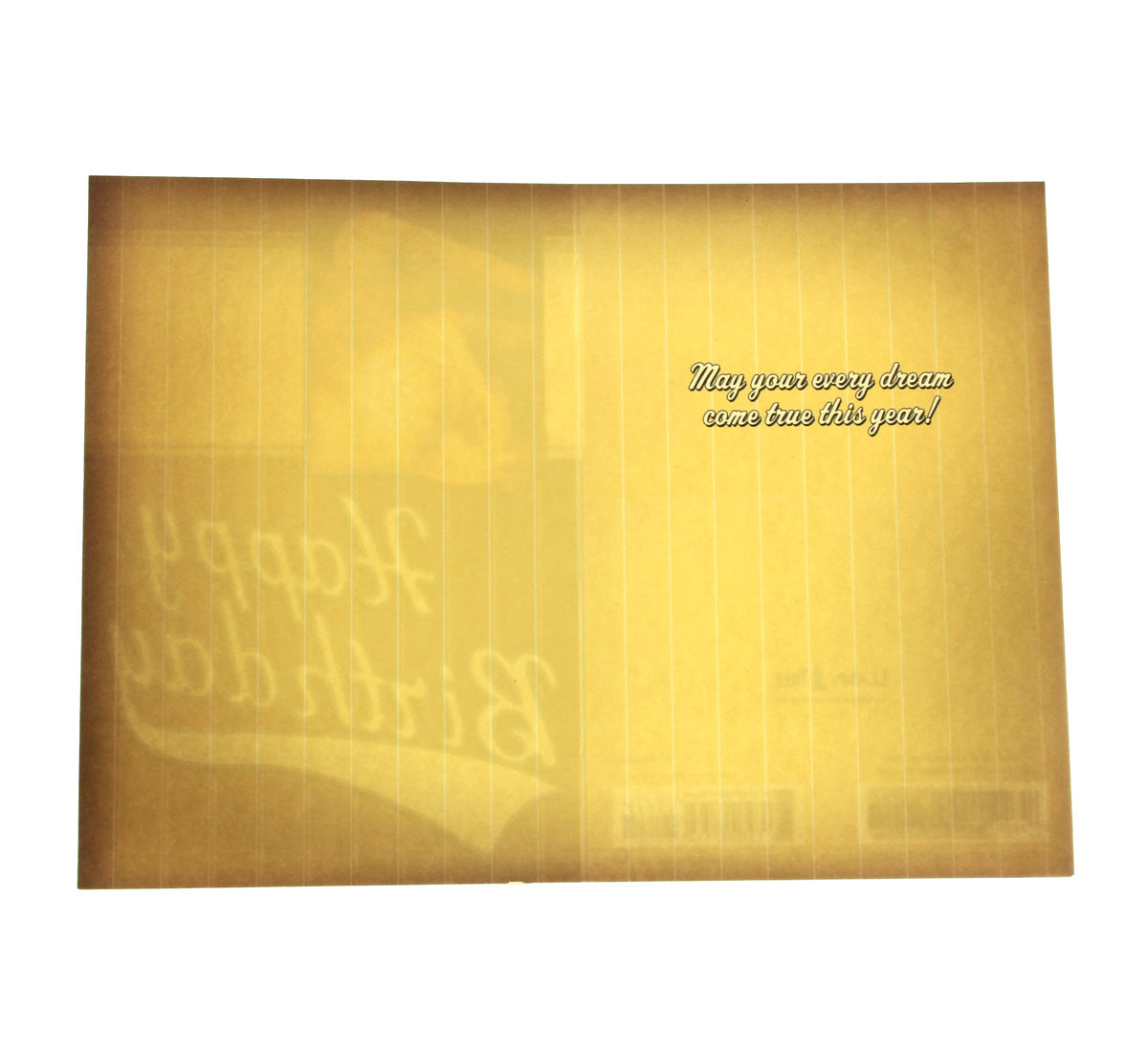 Birthday Card: Happy Birthday (w/ Baseball)