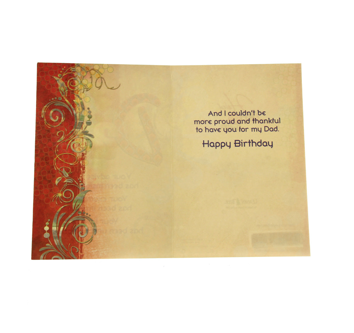 Dad Birthday Card: Dad, your advice...