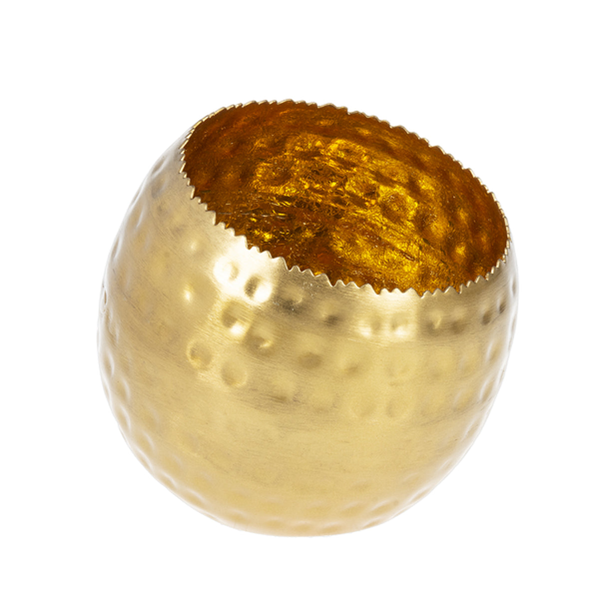 Hammered Decorative Metal Bowl