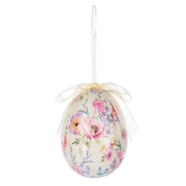 Floral Egg Ornaments