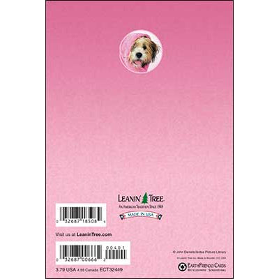 Encouragement Card: When the going gets ruff... (image of dog)