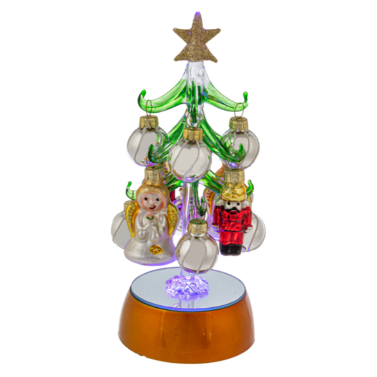 Light Up Christmas Tree with Ornament-Nutcracker