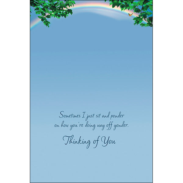 Friendship Card: Sometimes I just sit & ponder...
