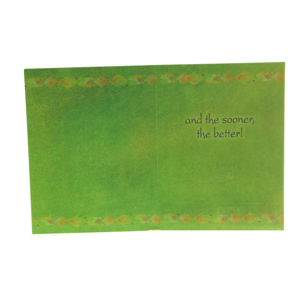Notions Get Well Card: hope you feel better soon