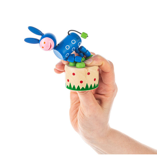 Wooden Farm Push Puppets