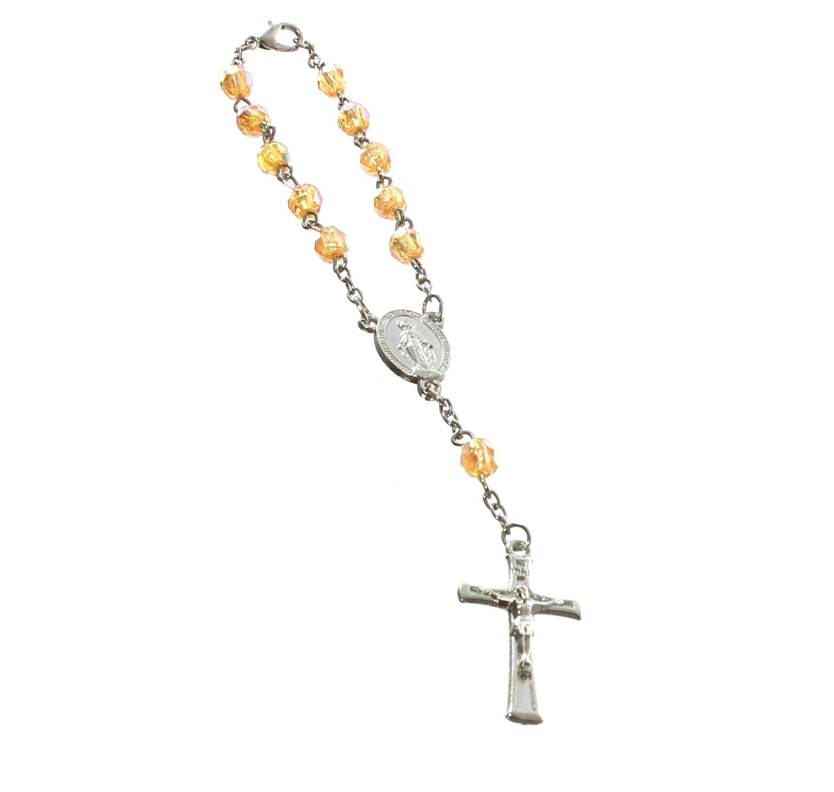 Birthstone Rosary Car Charms