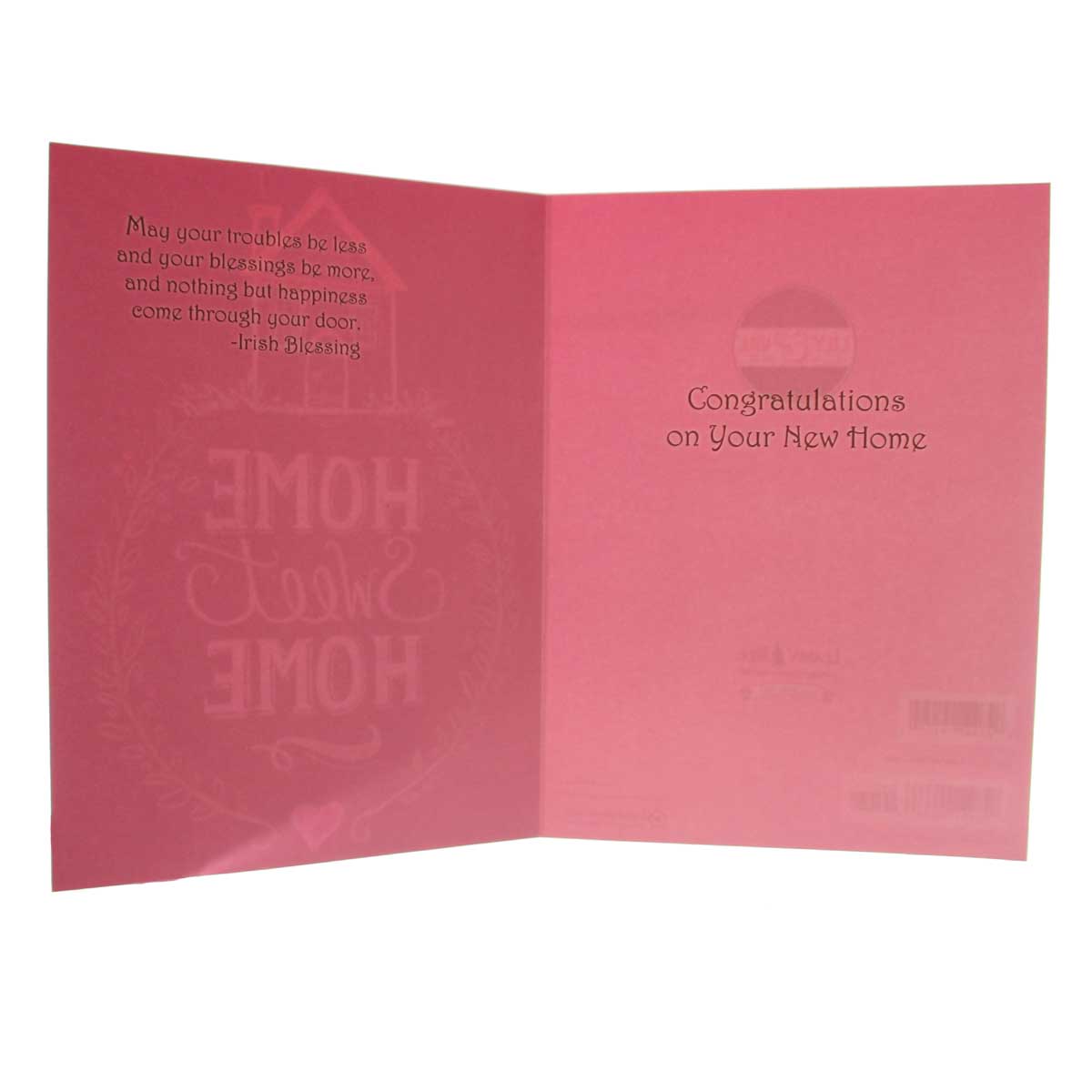 New Home Congratulations: Home Sweet Home