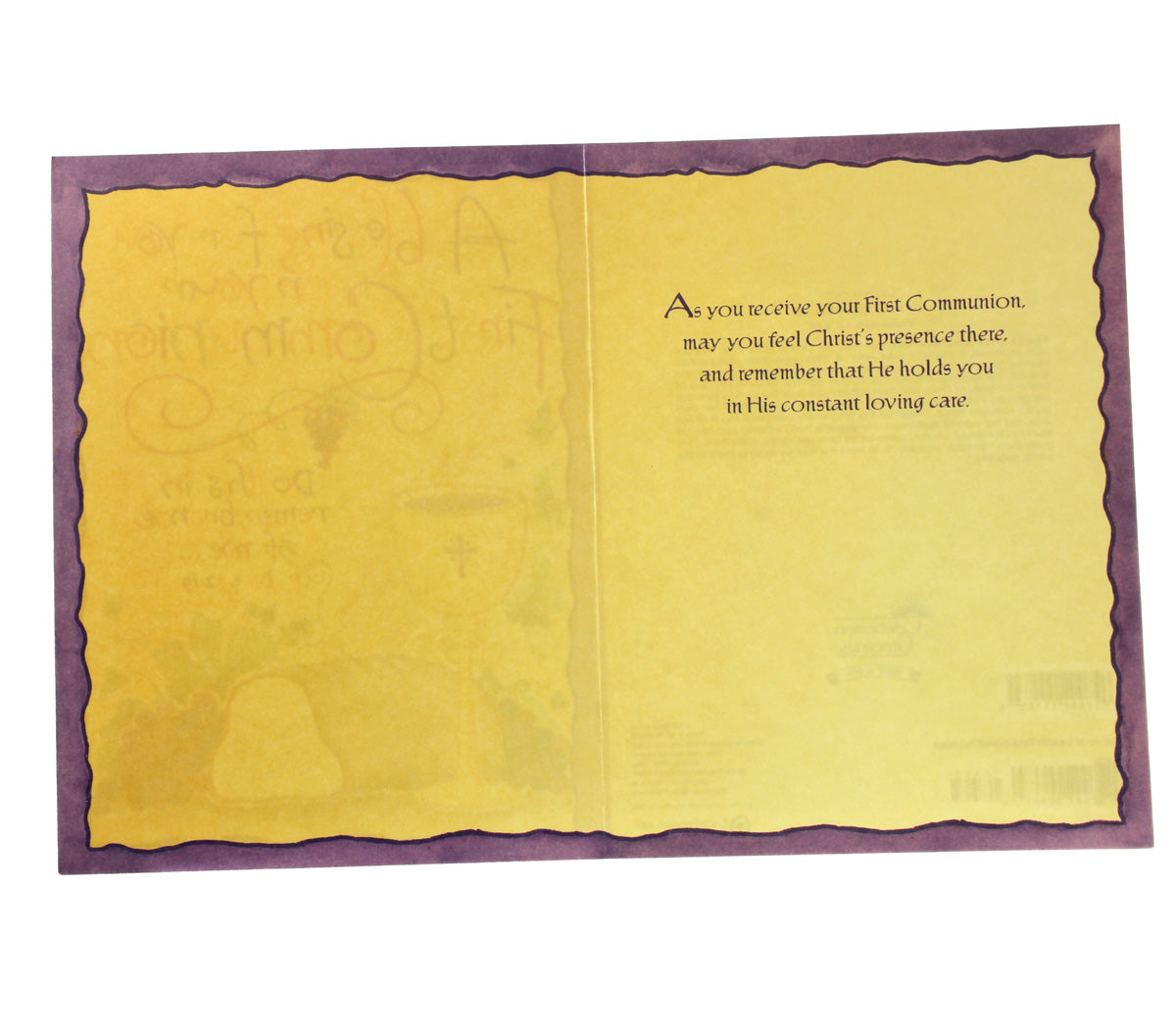 First Communion Card: A blessing for you...