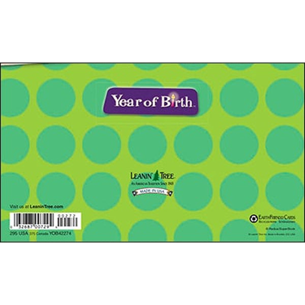 Birthday Card - Year of Birth 1973