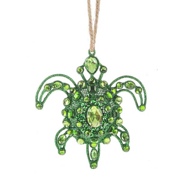 Coastal Turtle Acrylic Ornament