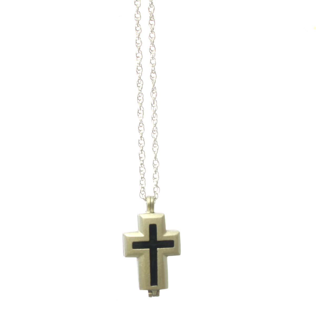 Cross Memorial Locket w/Urn, 2 styles