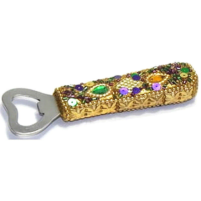 Jeweled Bottle Opener MARDI GRAS