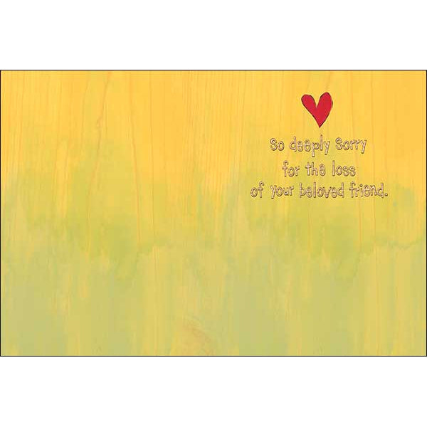 Pet Sympathy Card-4ever in your... (image of cat)