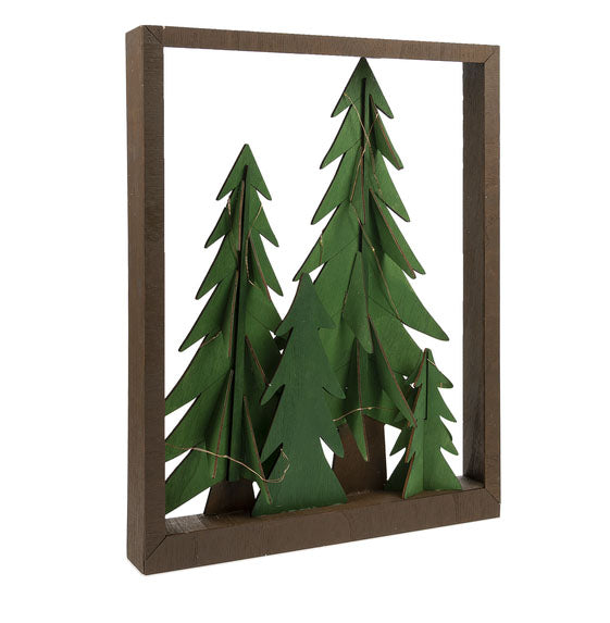 Cut-out Tree Wall Decor, Light Up