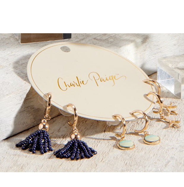 Charlie Paige Charm Earrings