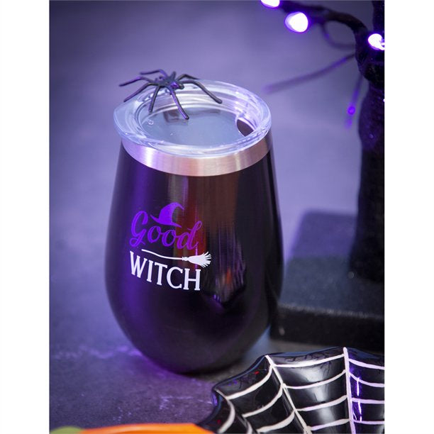 Witch Double Wall Vacuum Wine Tumbler Gift Set, Set of 2