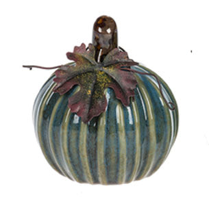 Ceramic Pumpkins, Red-orange