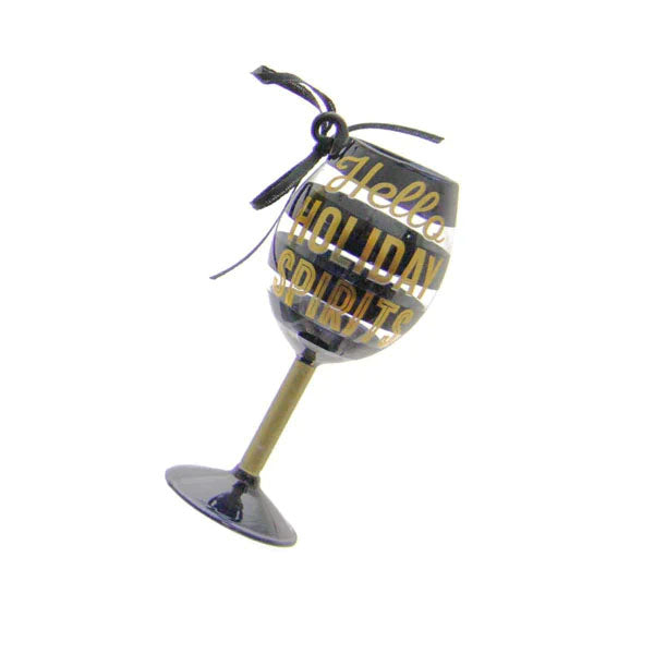 Christmas Wine Glass Ornaments