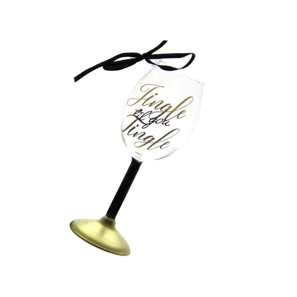 Christmas Wine Glass Ornaments