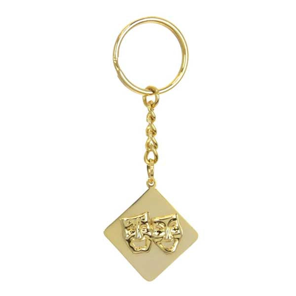 Comedy & Tragedy Key Chain