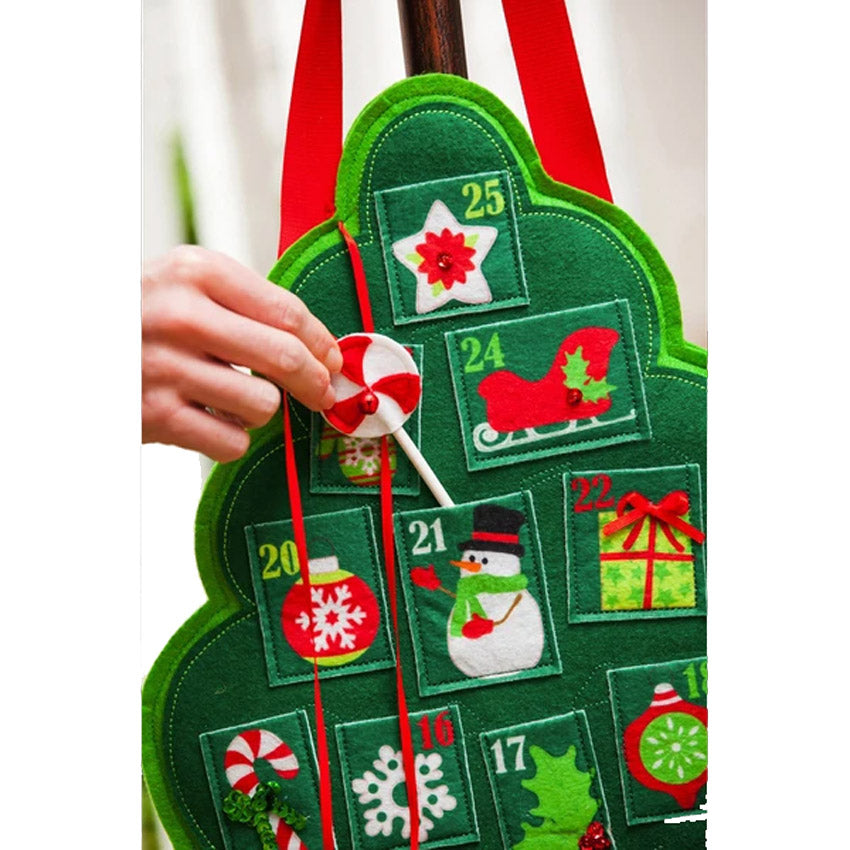 Christmas Advent Felt Door Décor