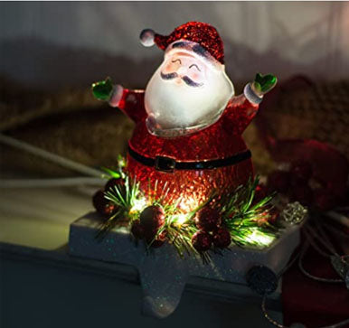SANTA STOCKING HOLDER, LED