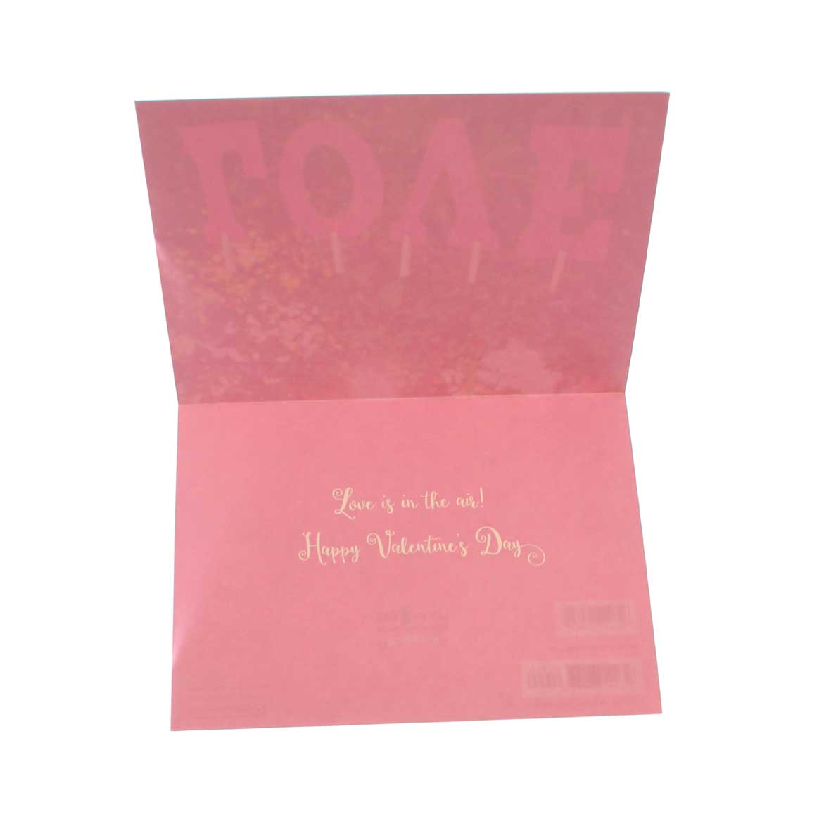 "LOVE" Banner Valentine's Card