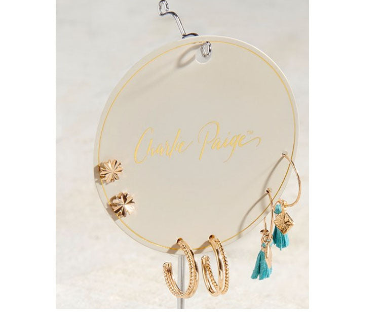 Charlie Paige Charm Earrings